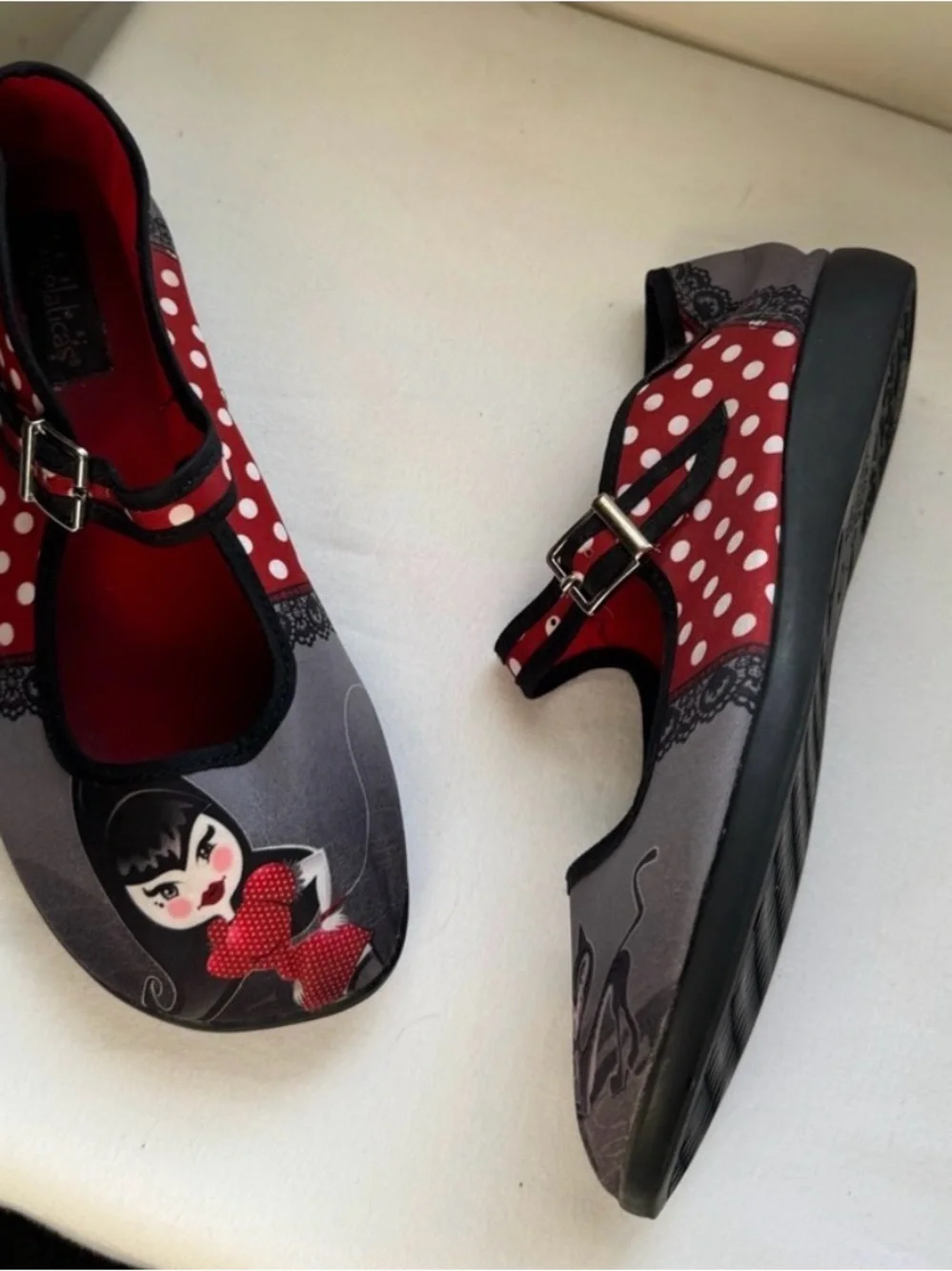 Hot Chocolate Design Chocolaticas Petunia Mary Jane Flats Size 36 US 6 - Picture 6 of 8